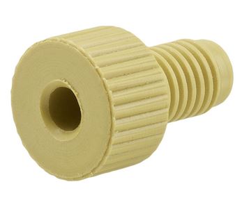 Nut PEEK flangefree yellow 18 14-28