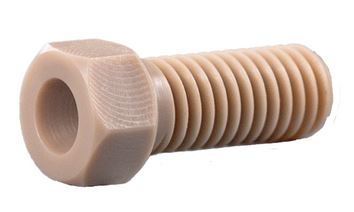 Nut hex-head long for double ferrule