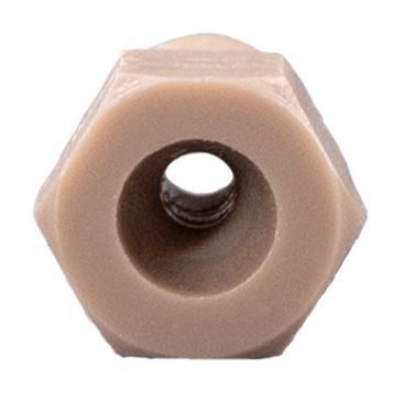 Nut hex-head short for double ferrule