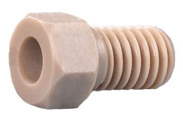 Nut hex-head short for double ferrule