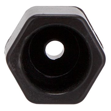 Nut POM Black Line M6 3 mm capillary 10 pcspkg