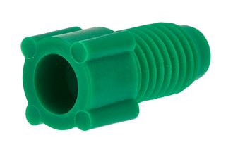 Nut PP flanged green 116 14-28