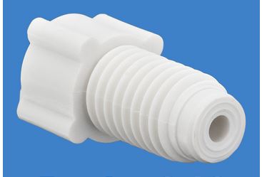 Nut flanged white