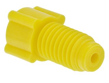 Nut flanged yellow