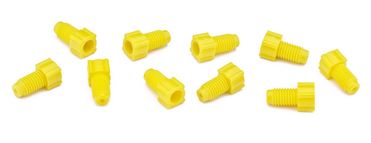 Nut flanged yellow