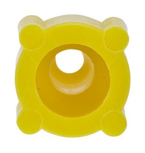 Nut flanged yellow