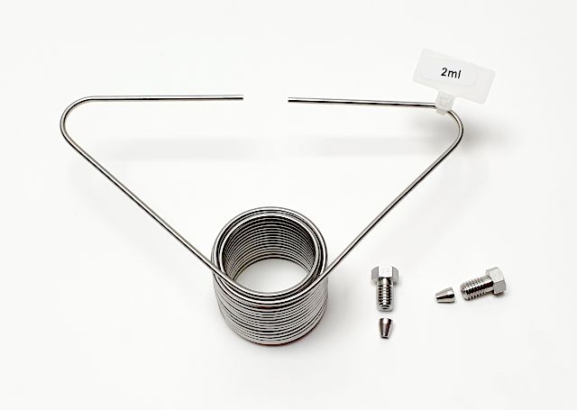 Sample loop 2ml W type valve 116 ends with nuts  ferrules 316SS VICI SL2KCW