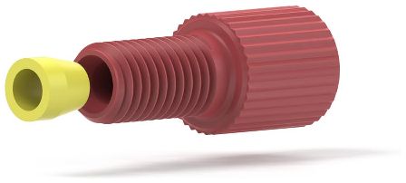 Flanschlose Schraube fr 18 in Rot IDEX HS P-302