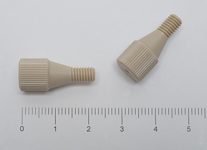 Nut 116 fingertight 22.4mm long PEEK VICI ZN1FPK-10